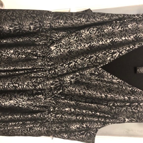 Lane Bryant Foil Damask Sleeveless Dress - Picture 9 of 10